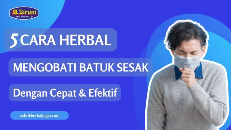 Cara Herbal Mengobati Batuk Sesak